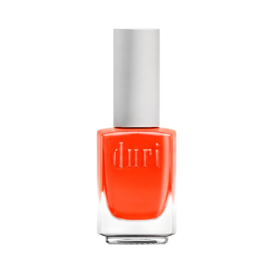 duri 153N Bedeviled Nail Polish, Neon Orange, Matte Finish, Fast Drying, Lasting, 0.45 Fl Oz