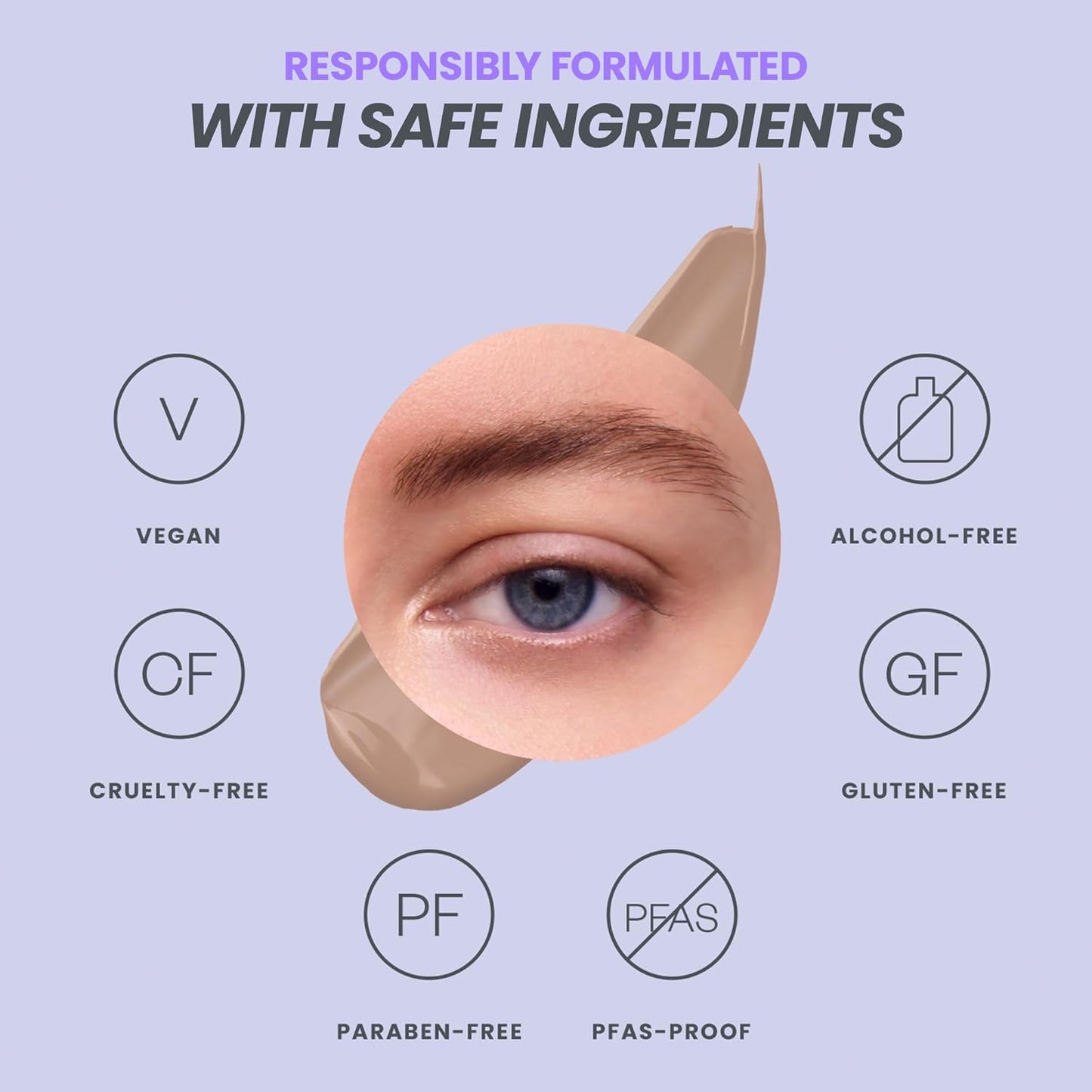 Wonderskin Wonder Blading Brow Stain & Go Masque - Long Lasting Eye Brow Tint, Transfer Proof and Smudge Proof Eyebrow Tint Stain (Blonde)