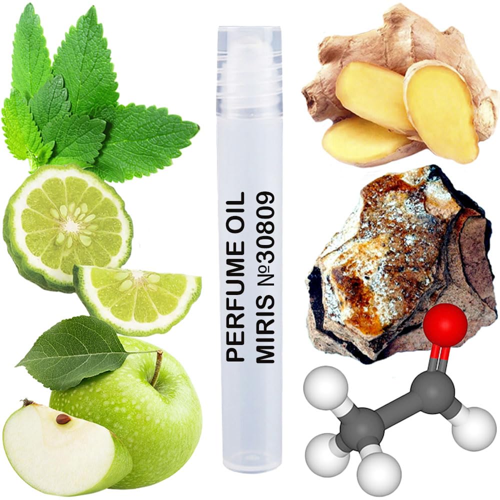 MIRIS Perfume Oil No. 30809, Inspired by Y Pour Homme, Long-Lasting Men Roll-On, Rollerball 0.34 Fl Oz / 10 ml