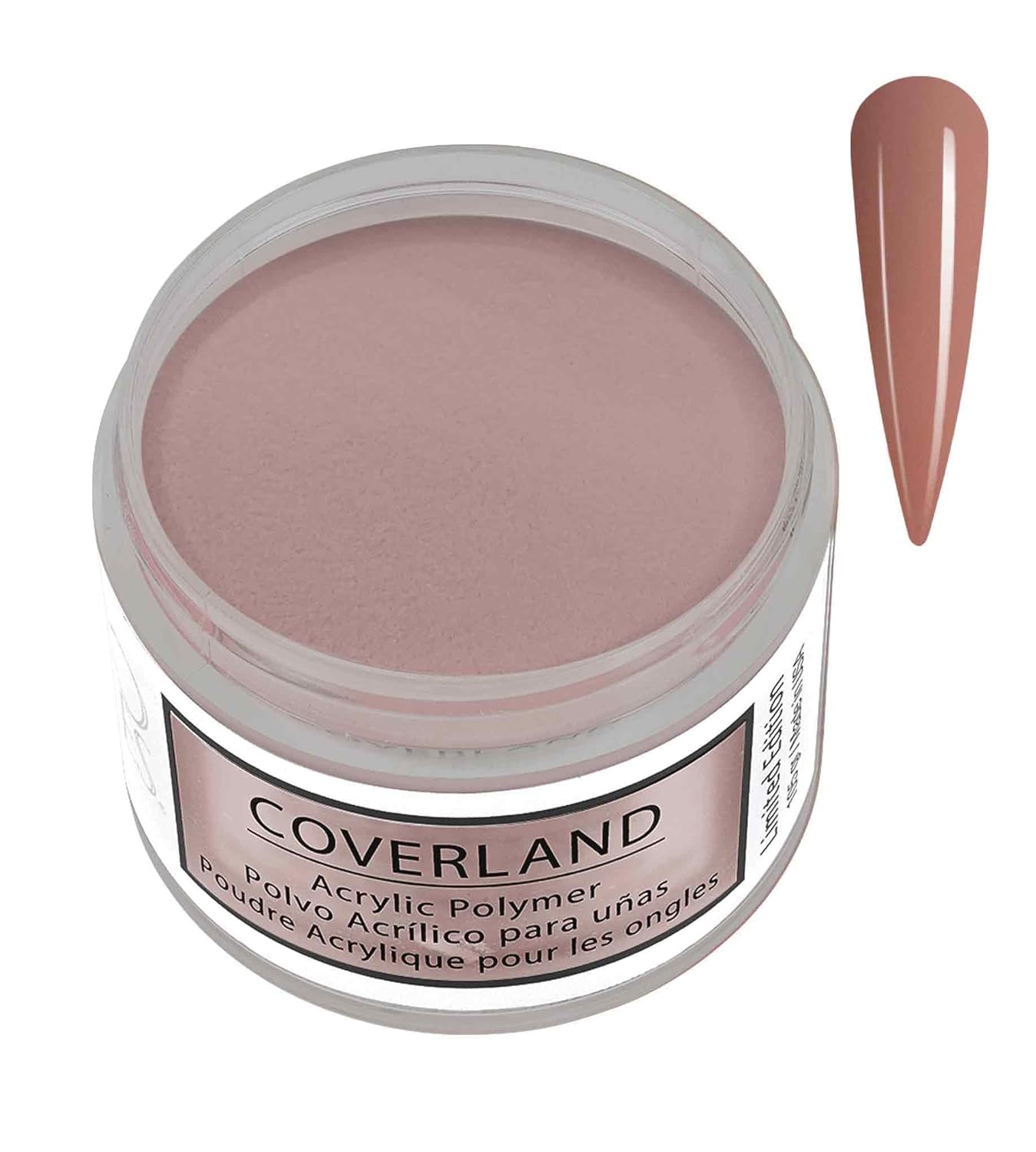 Tones Coverland Acrylic Nail Powder "Parisian Romance" - Limited Edition Acrylic Powder for Nail Design, Sculpting, and Masking Nail Bed Imperfections - (1.5 Oz)