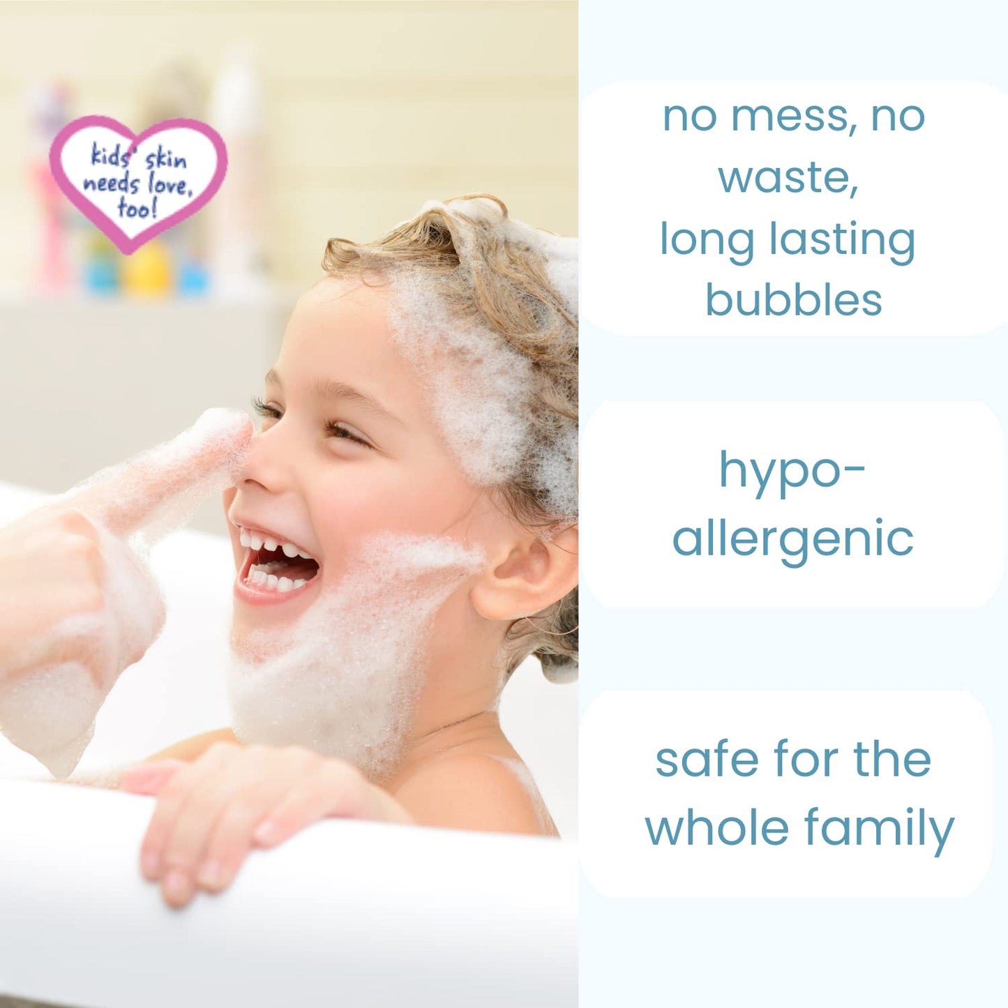 TruKid Bubble Podz Bubble Bath for Kids, Toddlers, & Babies, Tear Free Gentle & Refreshing Bath Bomb for Sensitive Skin with Natural Moisturizers, Non-Toxic, pH Balanced, Yumberry Scent (24 Podz)