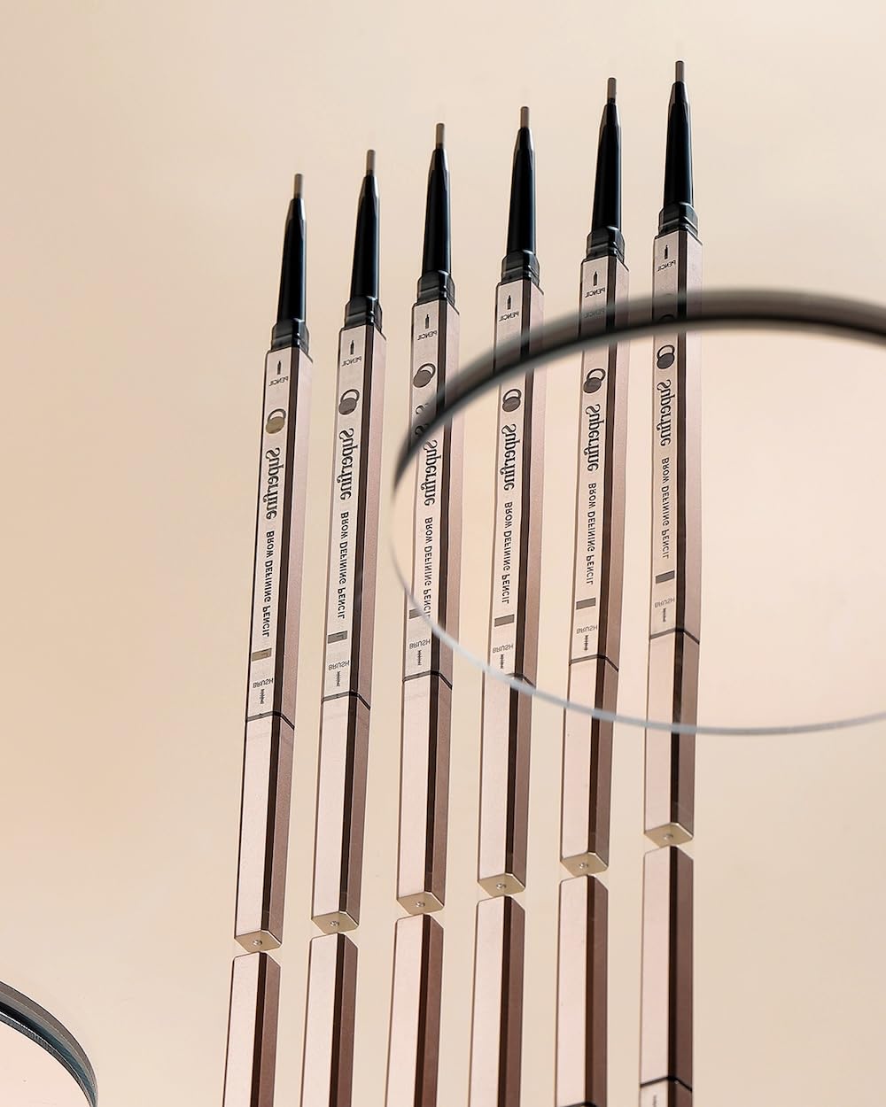 Beauty Superfine Micro Brow Pencil – 1.5mm Ultra-Fine Tip, Waterproof, Vegan Formula, 6 Shades – Long-Lasting Natural Eyebrow Pencil (03 - Warm Brown, 0.08G/0.002 FL.OZ（pack of 1）)