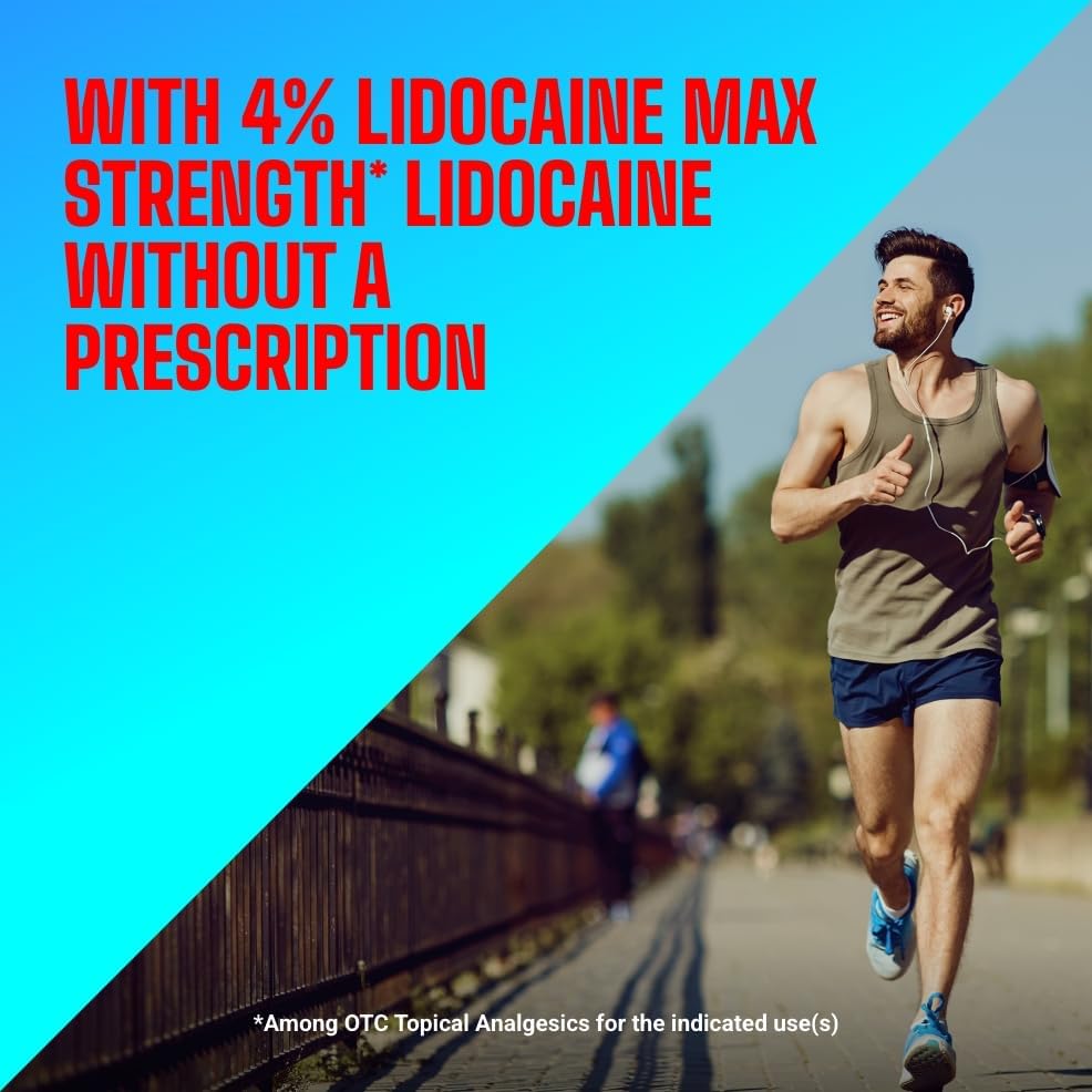 Icy Hot Max Strength Pain Relief Spray with Lidocaine Plus Menthol, 4 Ounces