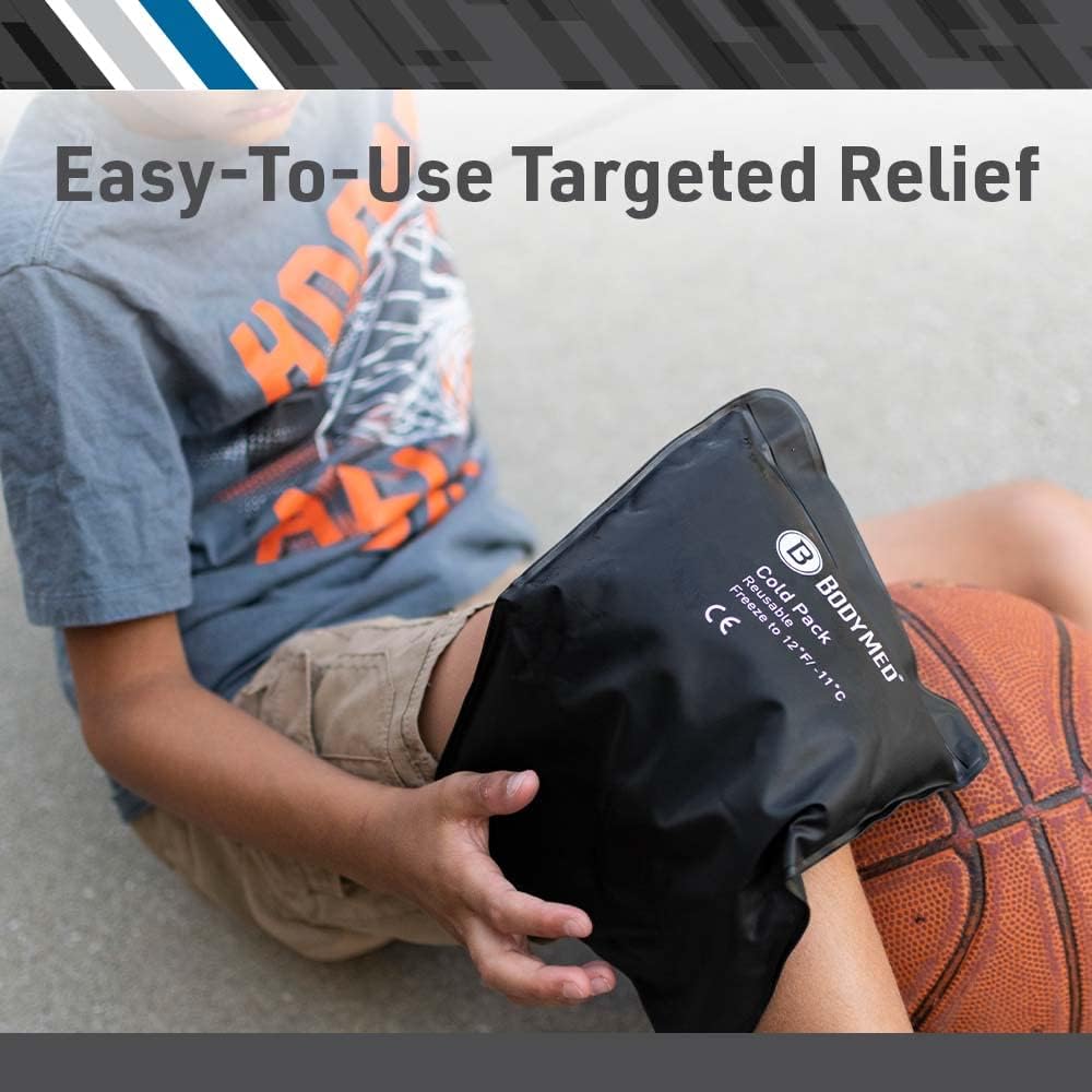 BodyMed Heavy Duty Reusable Urethane Ice Pack for Knee, Arm, Elbow, Shoulder, Back - Professional Grade Cold Therapy for Injuries, Aches, Swelling, Bruises, Sprains - 21 in. x 13 in. (Oversize)