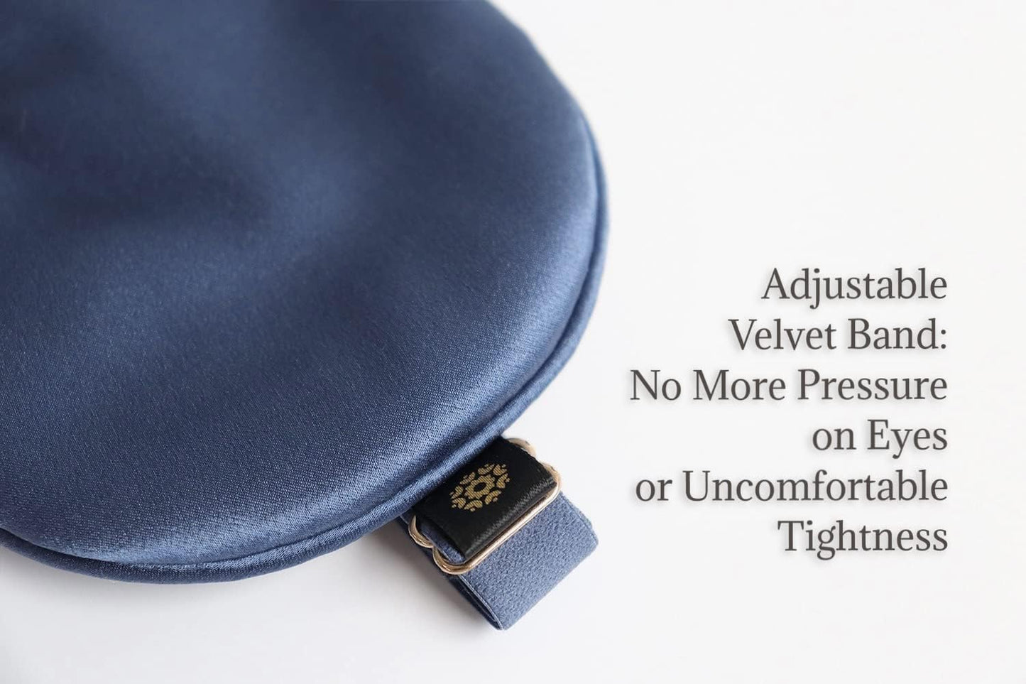 Premium 25 Momme Mulberry Silk Eye Mask for Sleeping (Ocean)