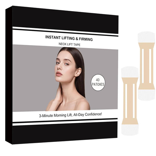 Neck Lift Tape-40 Neck Wrinkle Tape Instant Necktape Lift, Breathable Lift Strap Tightening Tapes for Necks Face Jaw Firming Neck Skin (xxxl)