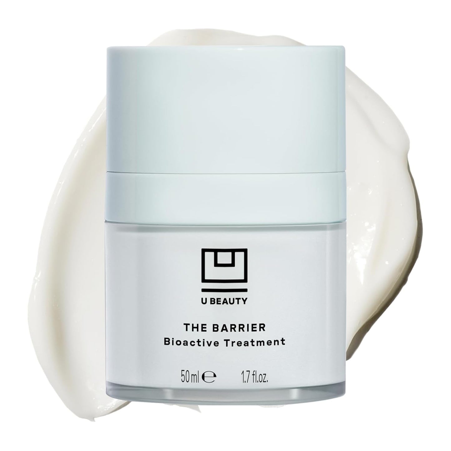 U Beauty BARRIER Bioactive Treatment - Night Cream Moisturizer for Face for Softer & Stronger Skin, Improves Rough, Dull Skin, Overnight Skin Barrier Cream with Urea, & Hyaluronic Acid - 1.7 fl oz