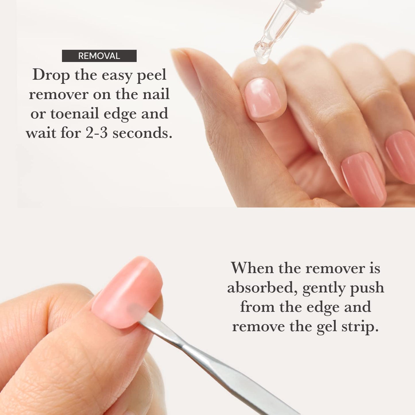 ohora Care Pro Easy Dual Stick - Stainless Steel, Professional Salon Quality, Nail Art Tools for Salon & Home