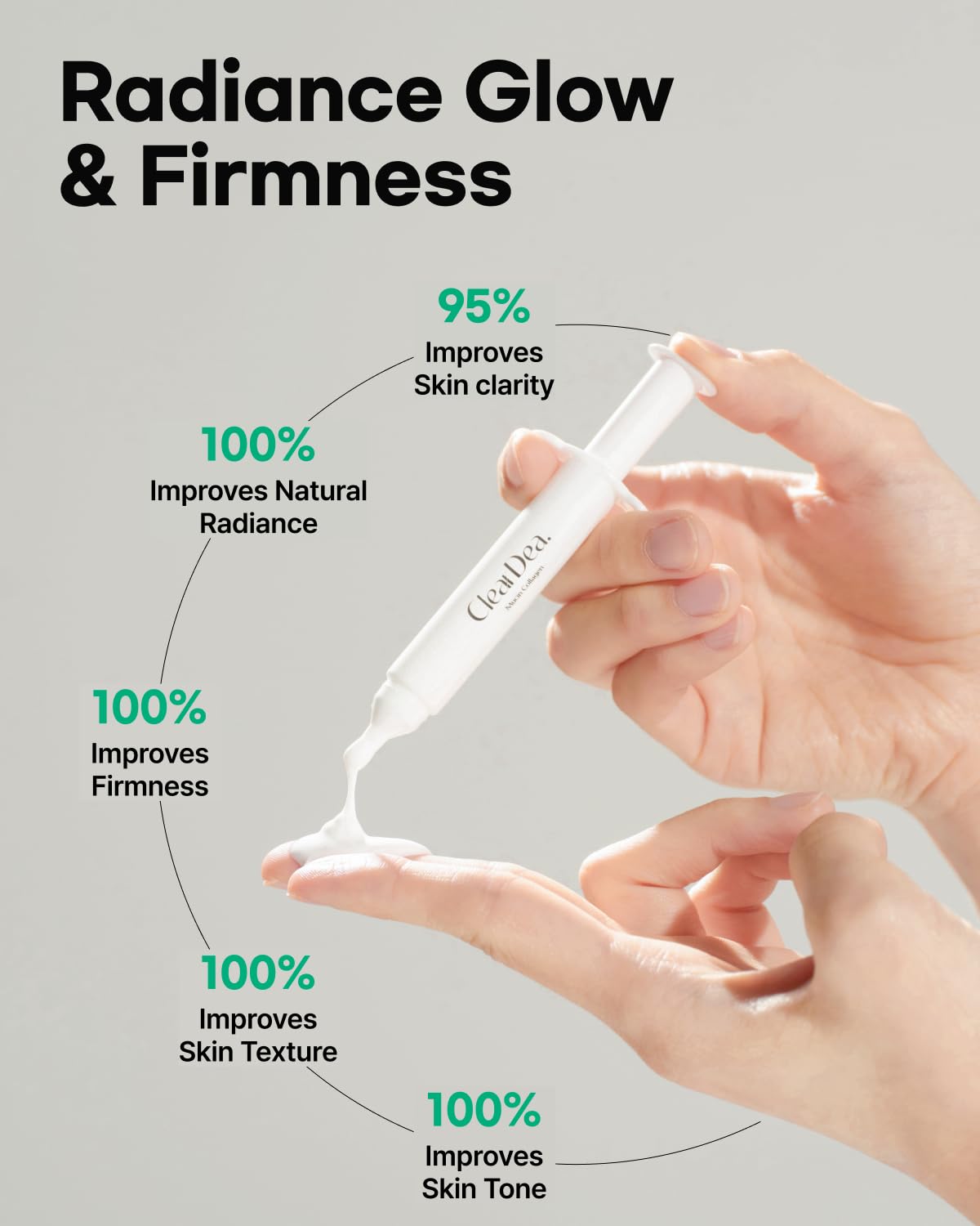 Mucin Collagen Cream Ampoule for face – Collagen-Powered Hydrating & Firming Skincare, Non-Greasy, Revitalizing Korean Beauty for All Skin Types, 15ml x 2