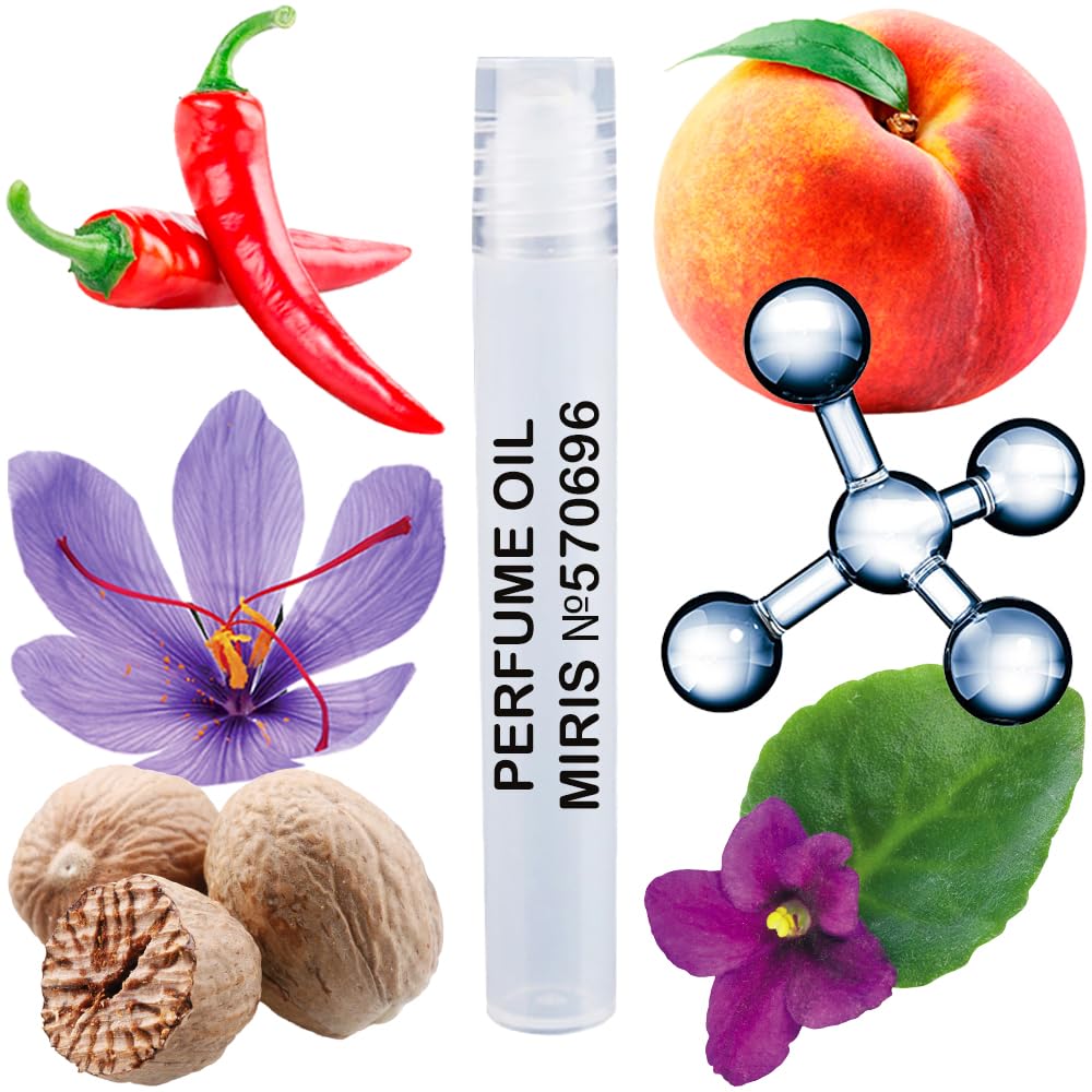 MIRIS Perfume Oil No. 570696, Inspired by Bris B683, Long-Lasting Men Roll-On, Rollerball 0.34 Fl Oz / 10 ml