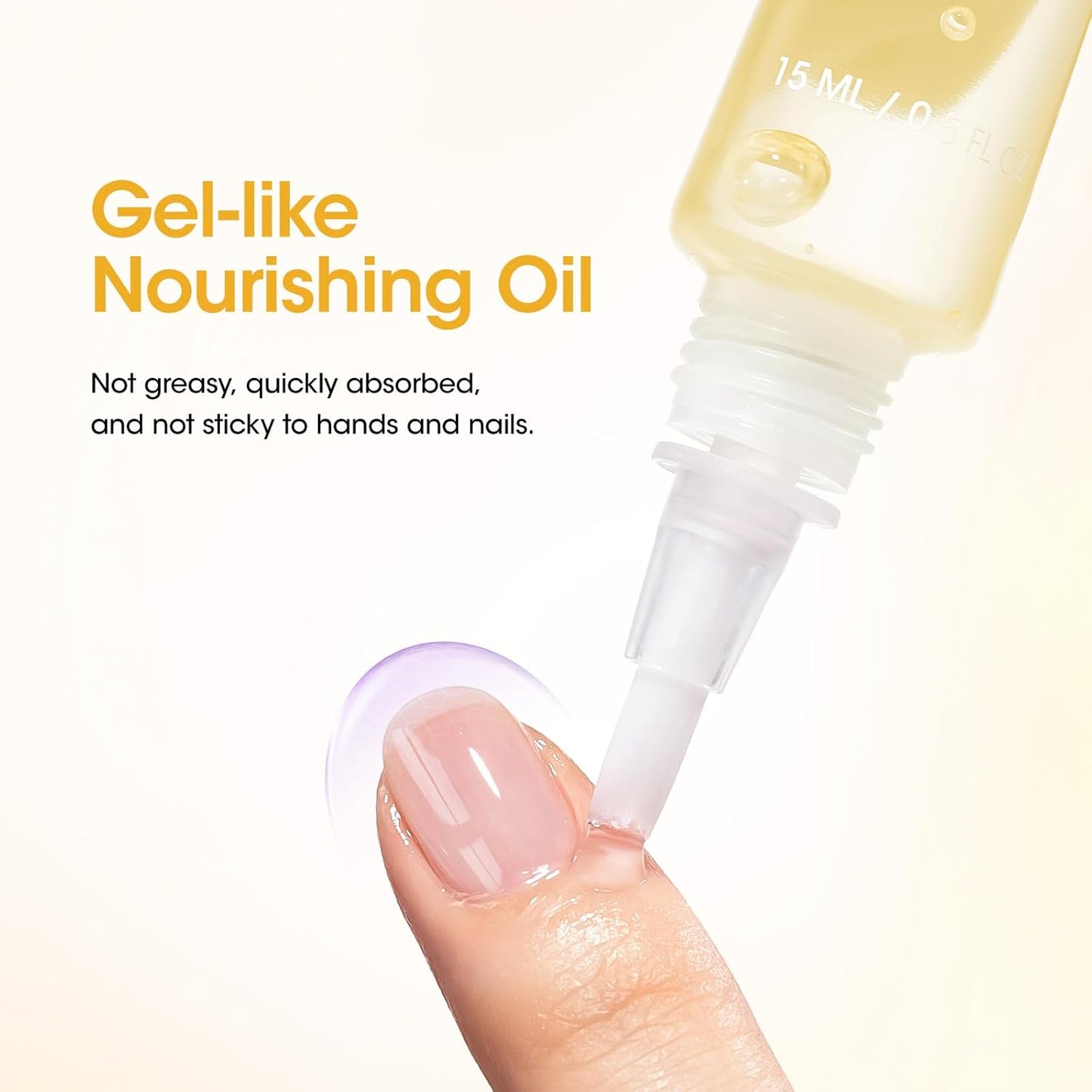 Gellen Cuticle Oil Pen for Nails, Vanilla Nourishing Nail Growth Oil, Jojoba & VE, Soften Cuticles Nails Strengthening, Leak-free Brush Applicator, Pro Nail Care for Brittle Dry Hands