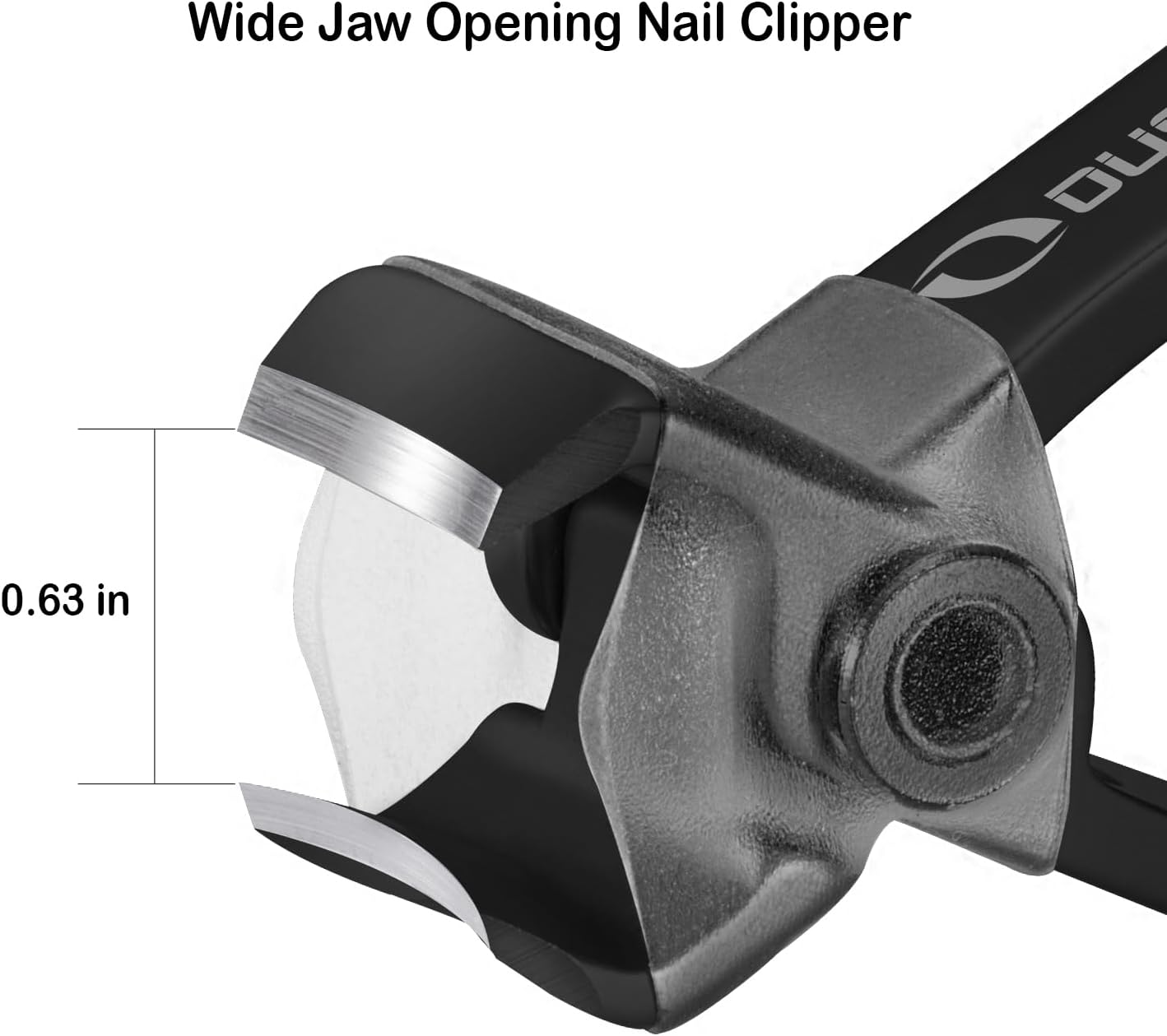 Nail Clippers with Full Catcher, Professional Anti Splash Nail Clipper for Men & Women, Wide Jaw Toenail Clippers for Seniors Thick Nails, Adult Toe Nail Clipper Fingernail Cutter Catch All Clippings