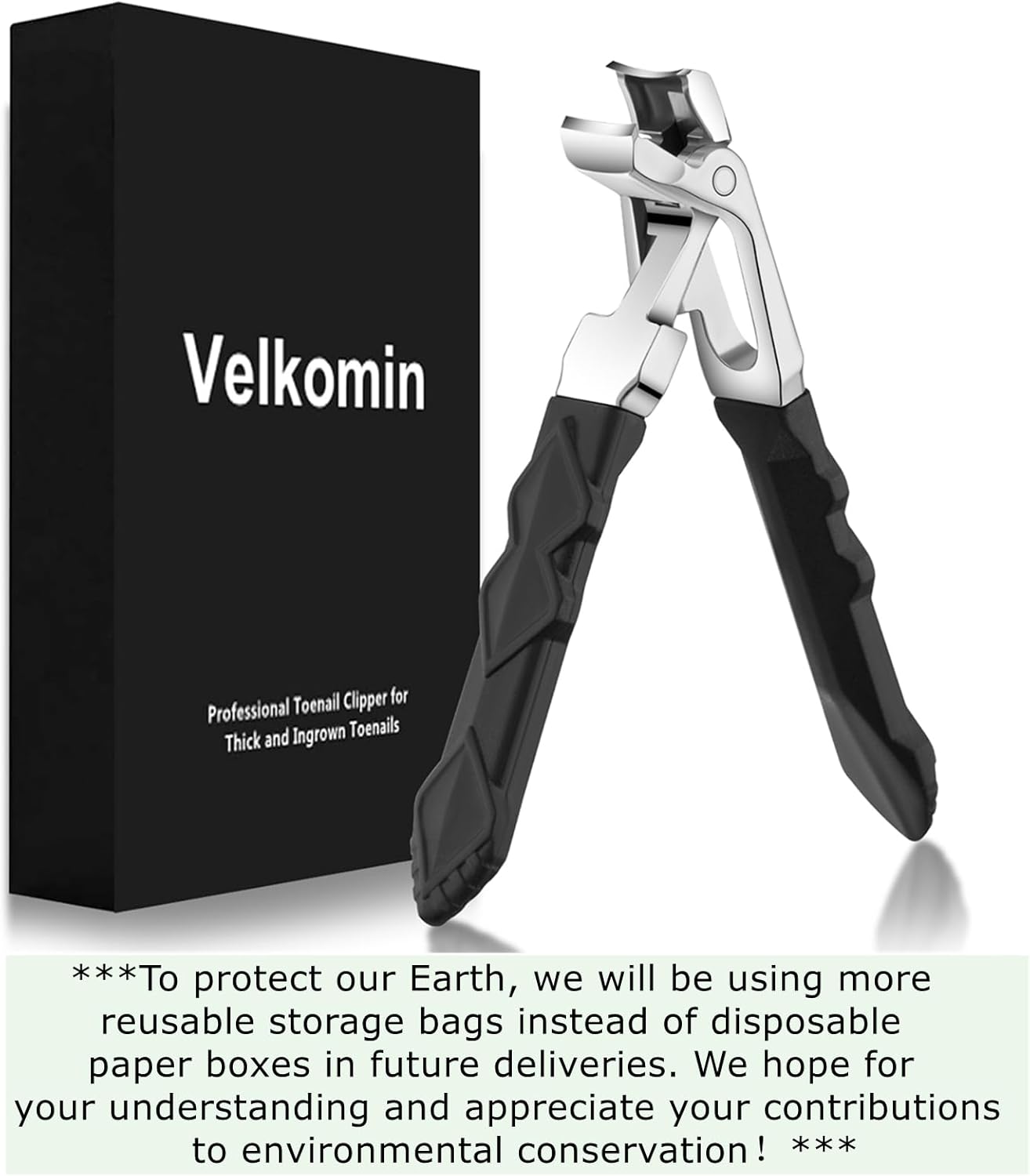 Long Handle Toenail Clippers for Seniors Thick Nails -Heavy Duty, Super Sharp & Durable Large Fingernail Toenail Clippers for Men Women, 18-Month Replacement Warranty