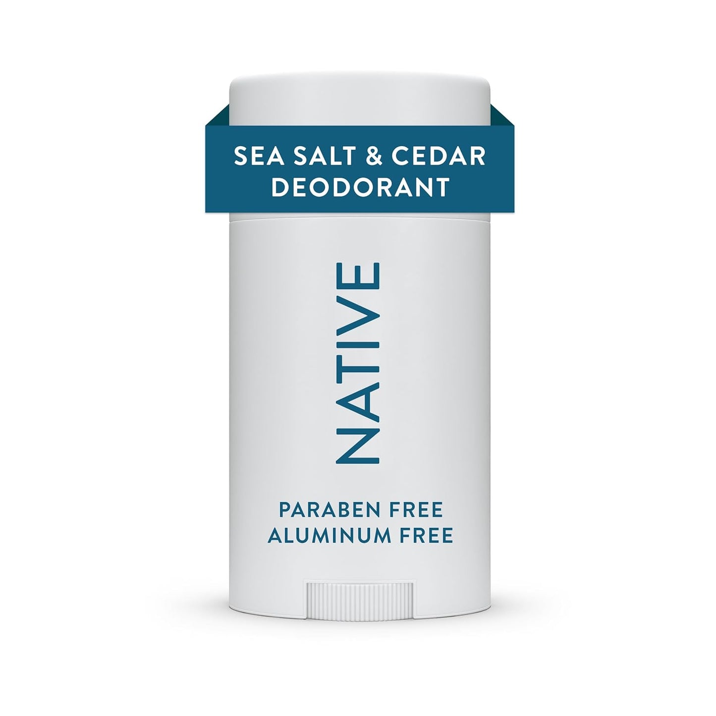 Native Deodorant | Natural Deodorant for Men, Aluminum Free with Baking Soda, Probiotics, Coconut Oil and Shea Butter | Sea Salt & Cedar