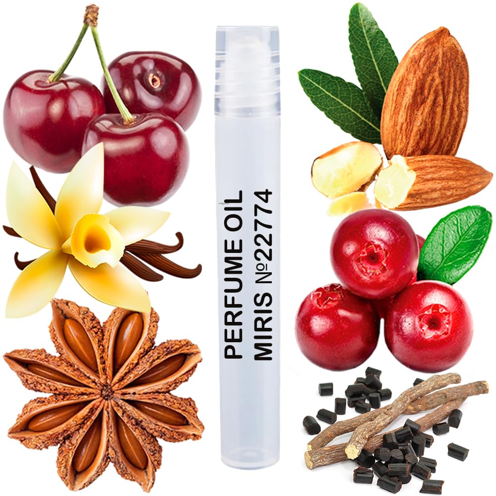 MIRIS Perfume Oil No. 22774, Inspired by La Petite Robe Noire, Long-Lasting Women Roll-On, Rollerball 0.34 Fl Oz / 10 ml
