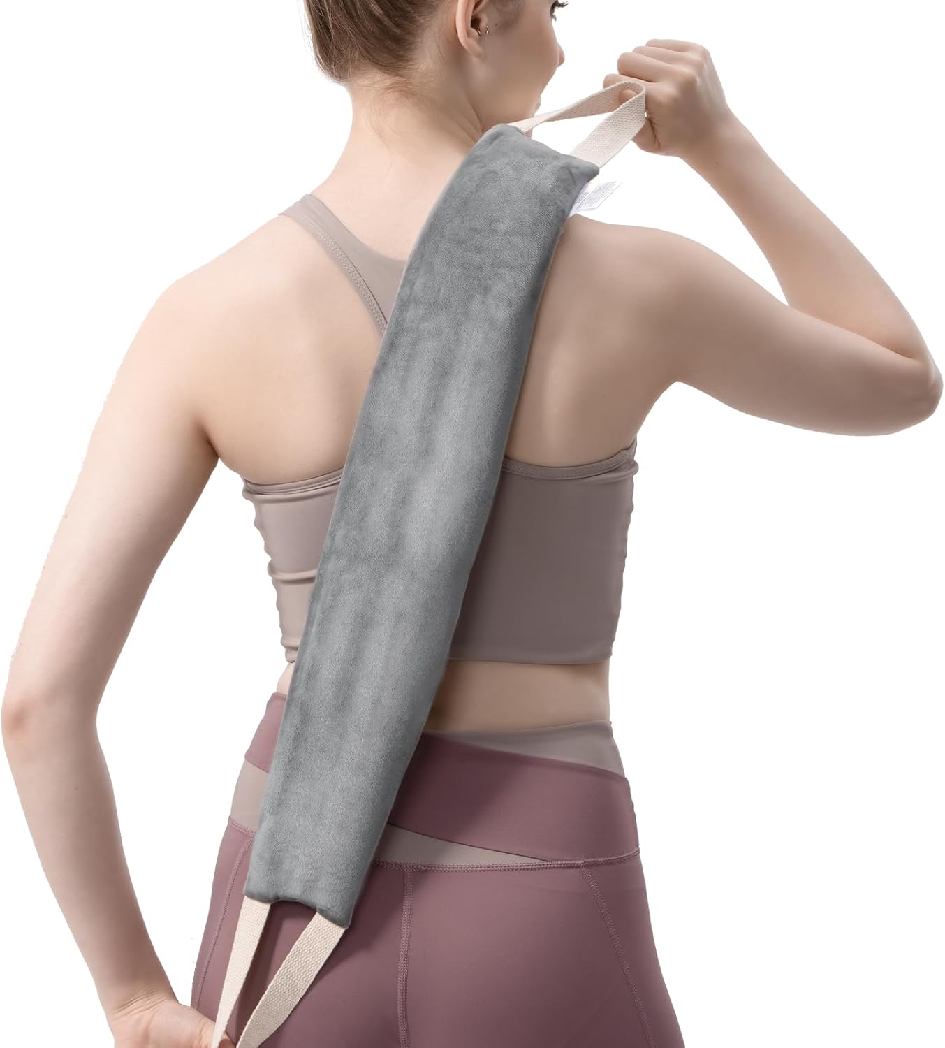 Heating Pad for Neck Shoulders and Back Microwavable Lavender Scented, Washable Cover, 1.5 lbs Microwave Warm Wrap