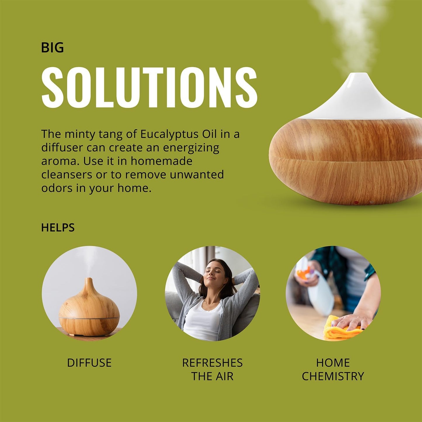 Eucalyptus Essential Oil 16 oz (473 ml) for Diffusers, Home Care, Candles, Aromatherapy, Candle Making