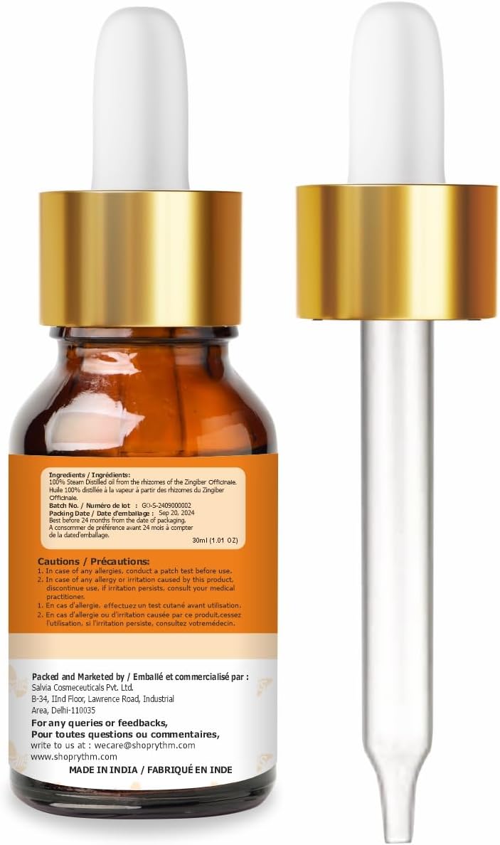 Crysalis Oil - 1.01 Fl Oz (30ml) (1.014 Fl Oz, Ginger)