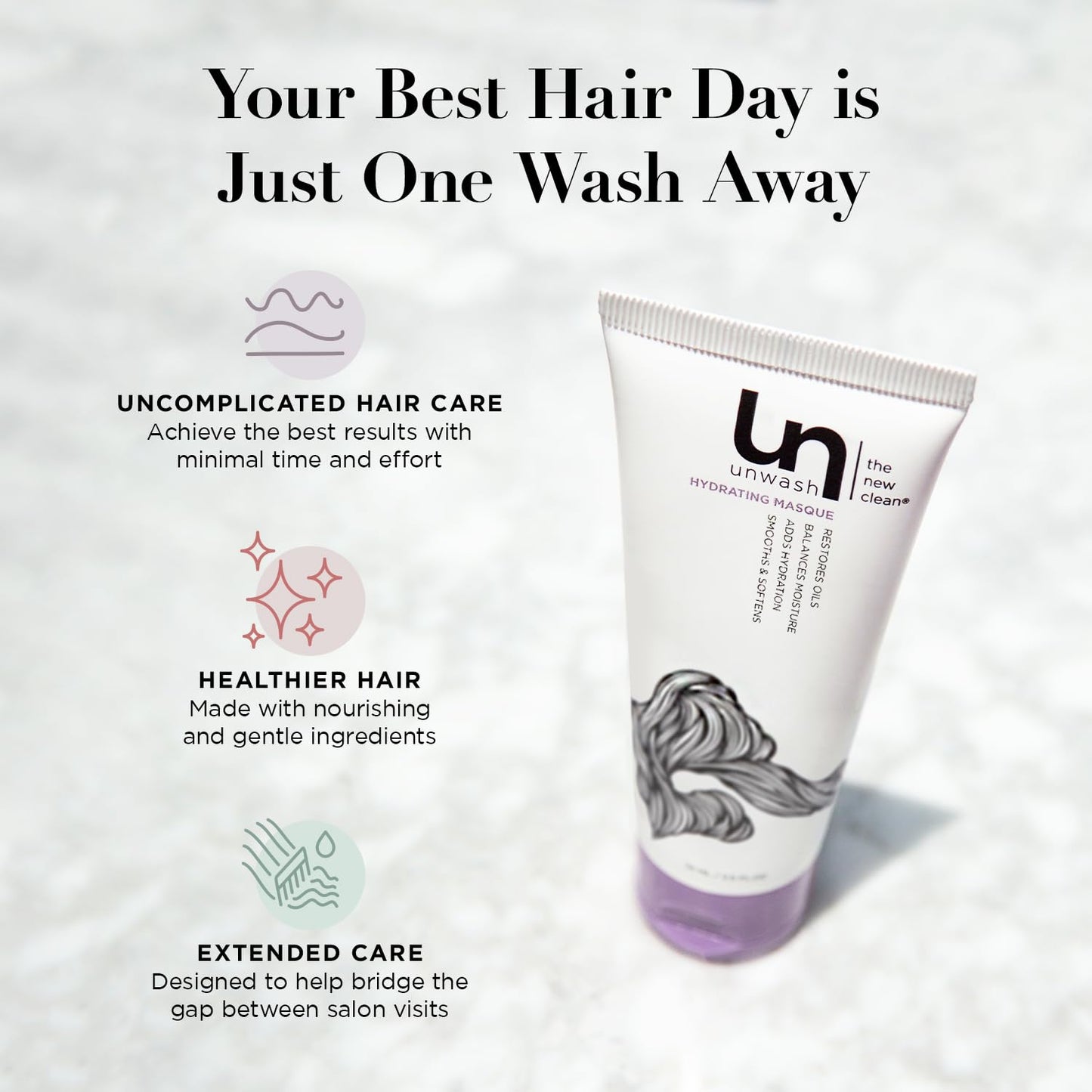 unwash Hydrating Masque Fresh, 2.5 Fl oz