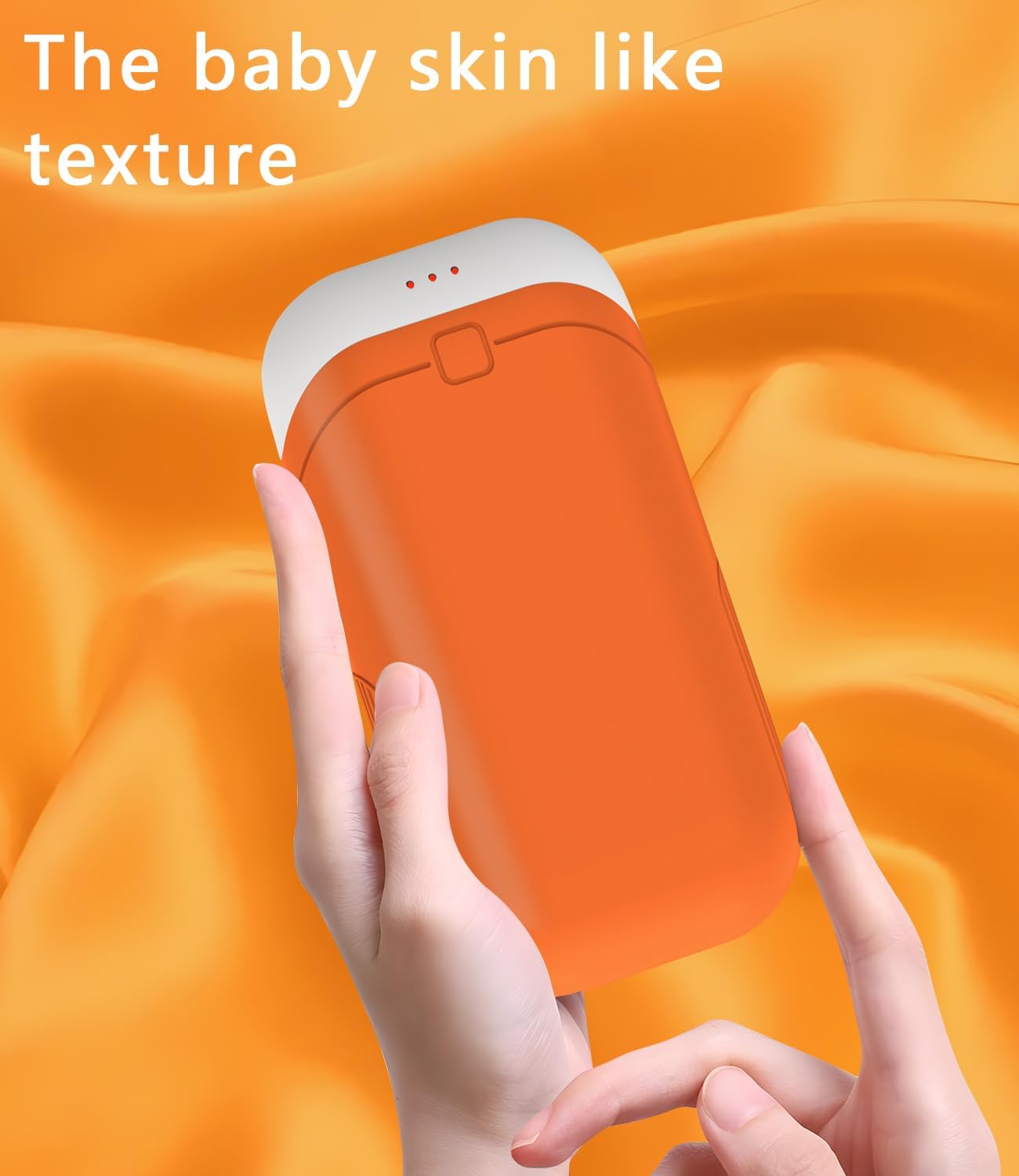 Hand Warmers Rechargeable [Double-Sided Heating] [Equipped with Heat-conducting Silicone][Shockproof] Suitable Skiing for Golf Hunting Hiking Outdoor Camping