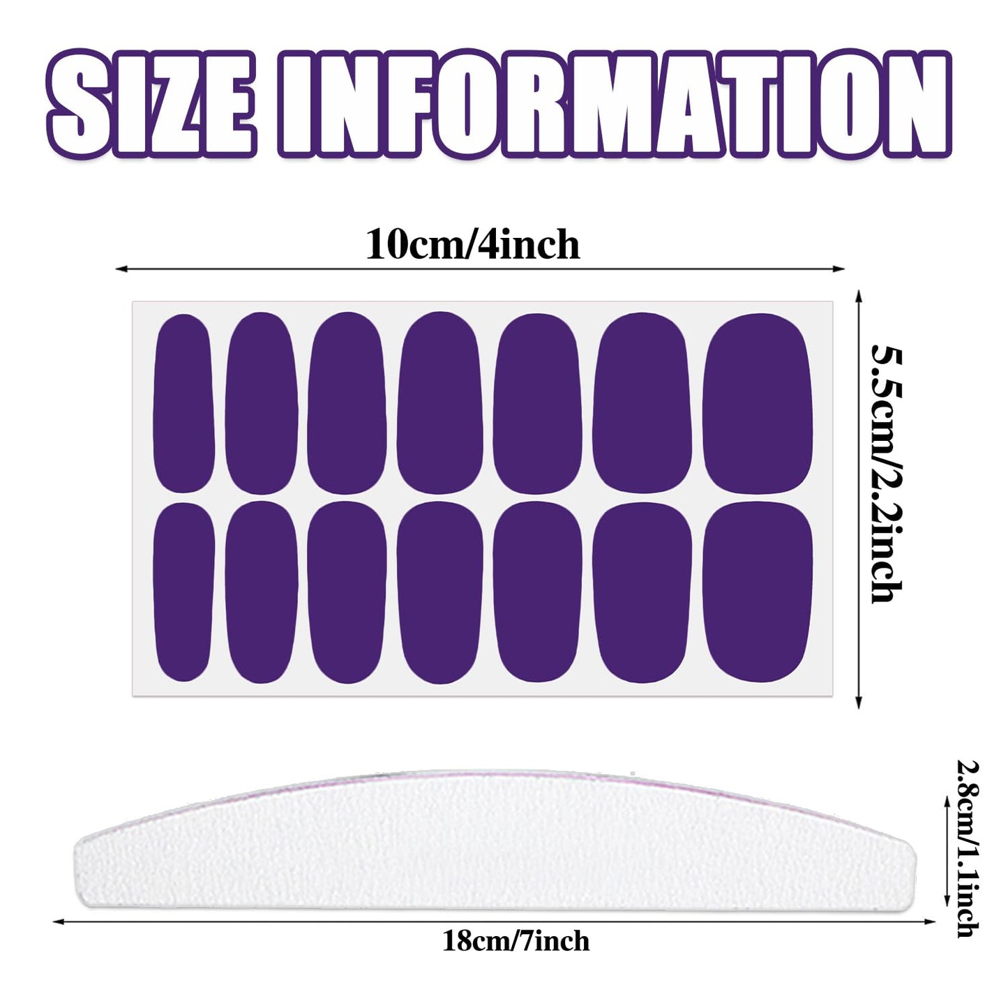 WOKOTO 20 Sheets Blue Gel Nail Wraps for Women - Blue Series Glitter Solid Nail Polish Stickers Stick On Nails Polish Strips Gel Nail Strips Self Adhesive Fingernail Stickers for Nails with File