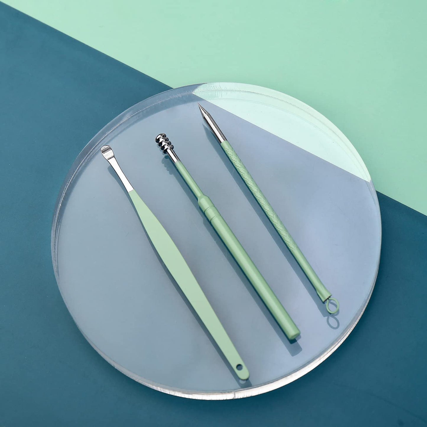 Manicure Set Professional, Nail Clippers, Pedicure Kit, 16 In 1 Grooming Kit Stainless Steel, Toenail Scissors Tools with Luxurious Leather Travel Case for Men Women Mint Upgraded Version