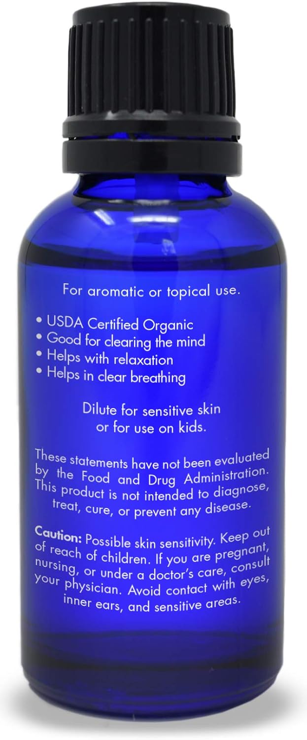 Organic, Eucalyptus Essential Oil – 100% Pure, Eucalyptus Oil, Radiata, by Zongle Therapeutics, 1 OZ