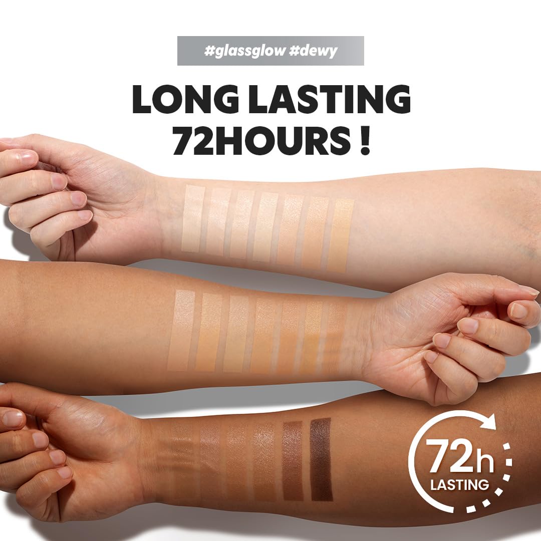 [*Mini Size*] TIRTIR Aura Glow Silver Cushion | Korean Cushion Foundation, (#43N Deep Cocoa, 0.15 Fl Oz)