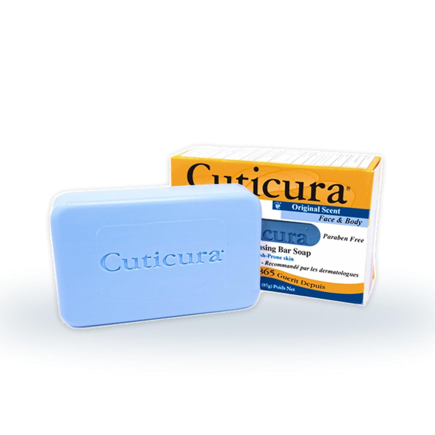 Cuticura Official Deep Cleansing Face and Body Soap - 3 oz (Pack of 3)