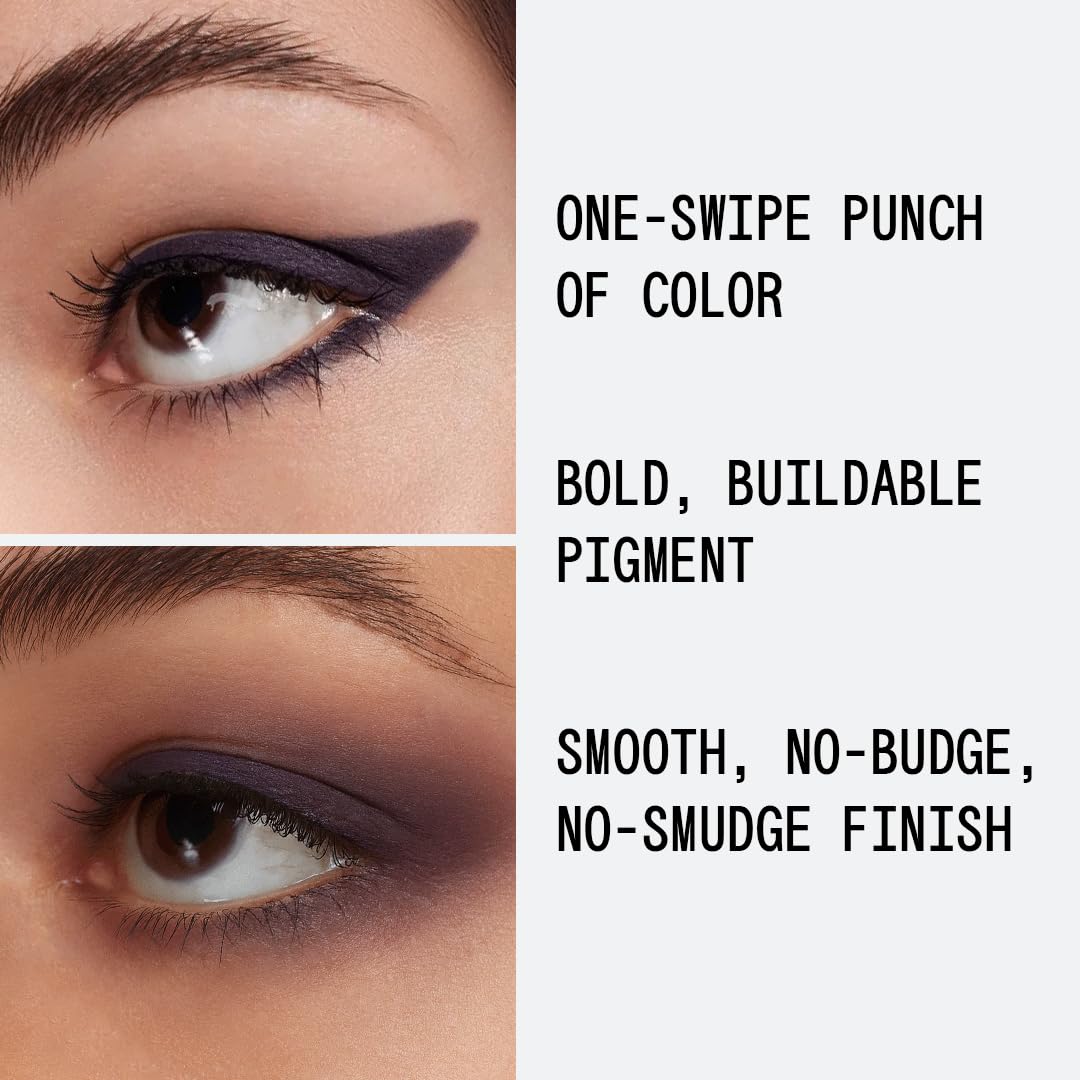 about-face Matte Fluid Eye Paint Infinity – High-Pigment Liquid Eyeshadow, Long-Lasting, No-Budge Matte Finish, Vegan & Cruelty-Free (Rich Eggplant)