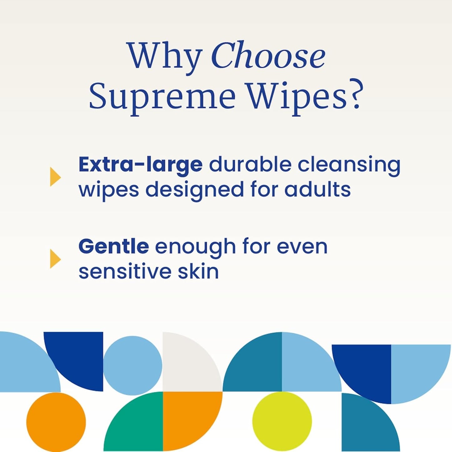NorthShore Supreme Heavy-Duty Quilted Wipes, X-Large, 9 x 13 in., Pack of 50