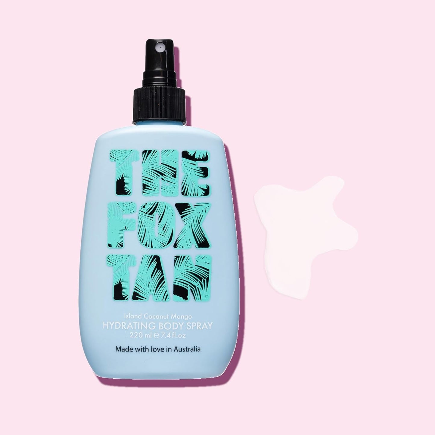 The Fox Tan Hydrating Body Spray, Long-Last Fragrance Perfume Mist, Soothing & Moisturizing, Tropical Scent, Vegan & Cruelty-Free, 220mL