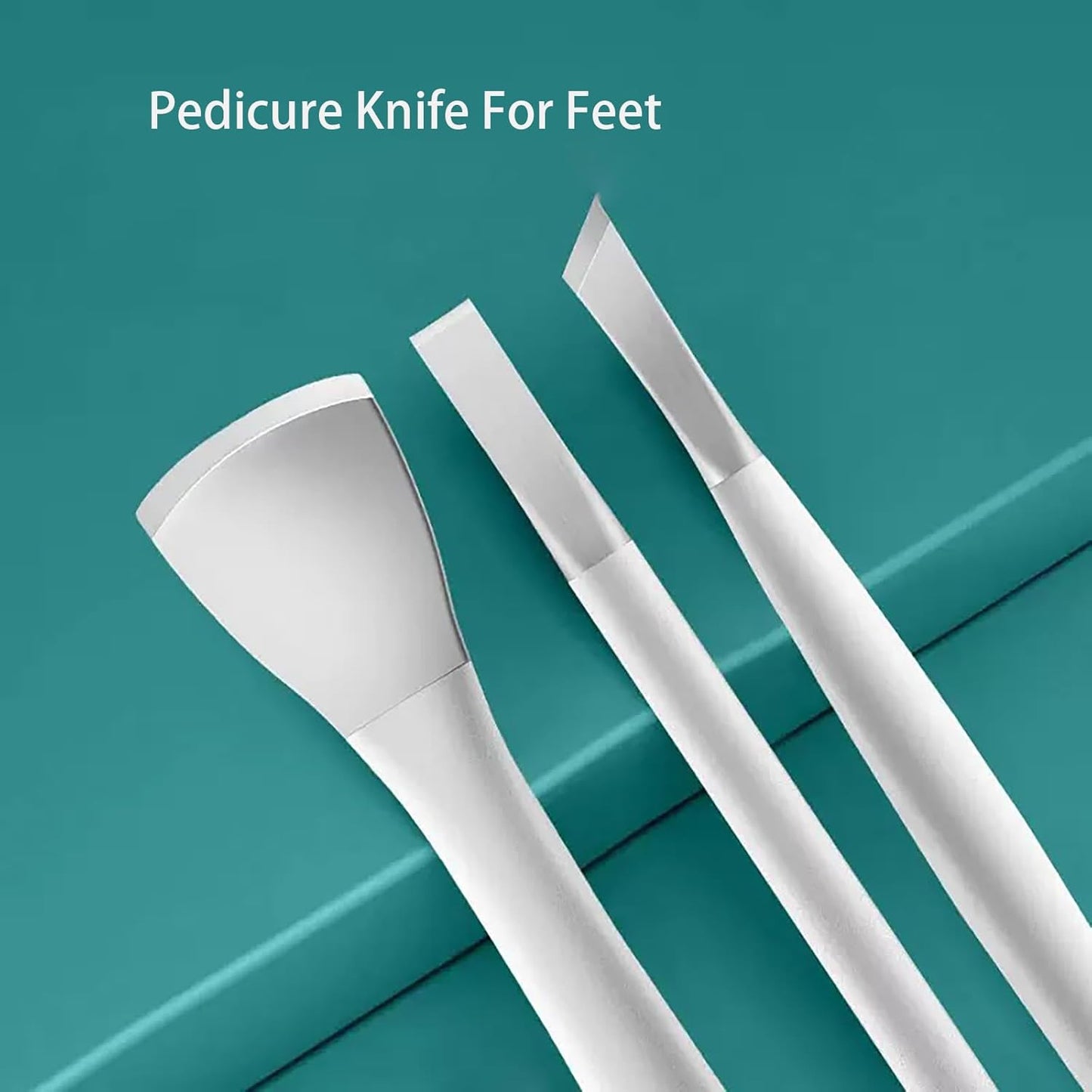 Pedicure Knife For Feet Professional Callus Knife Ingrown Toenail Knives Foot Care Tools Dead Skin Removal Nail Scraper File (Pedicure Knife (Silvery))