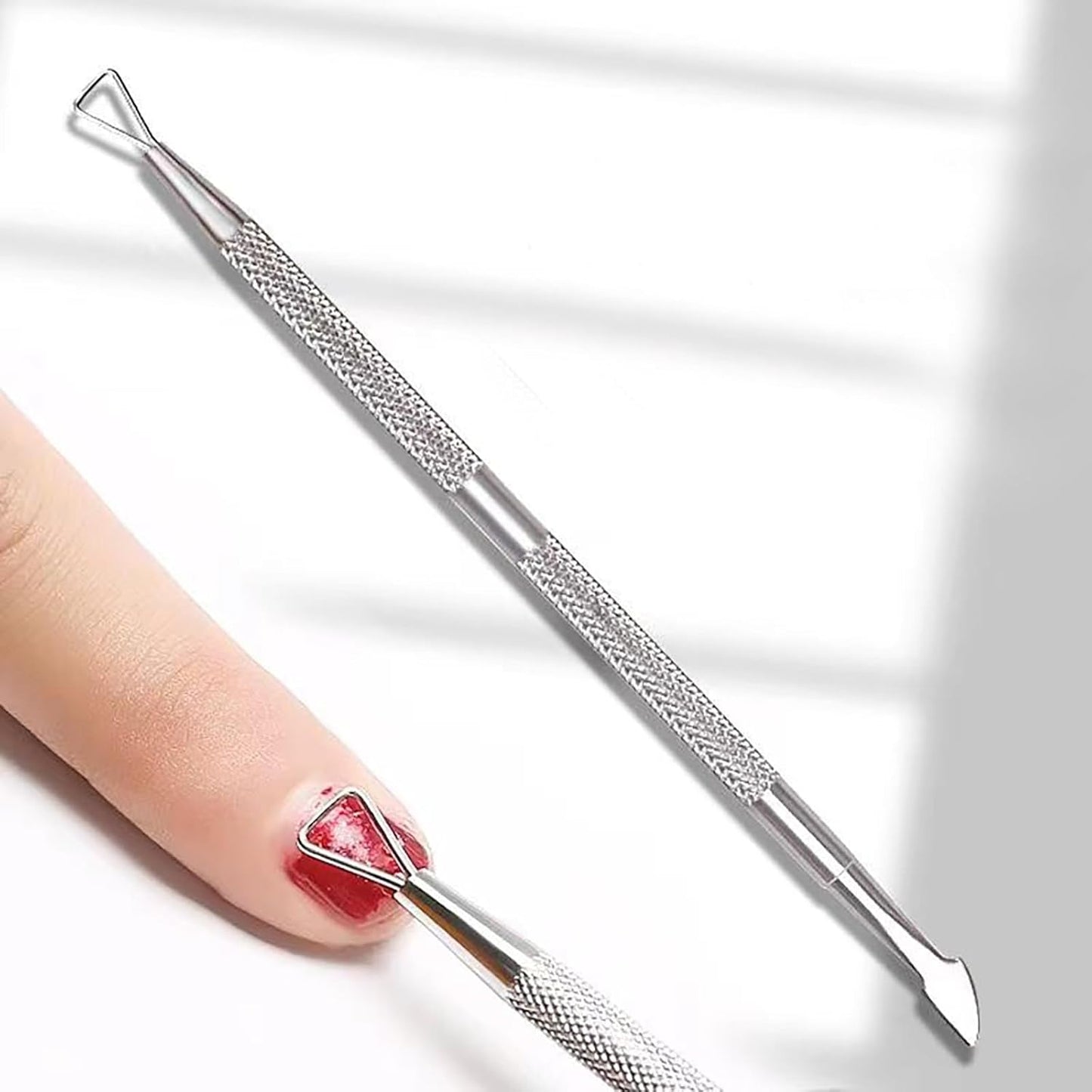 Ponjowl Gel Nail Polish Remover Kit with 10pcs White Nail Polish Remover Clips Cap, Acetone Nail Dispenser Bottle, Polish Cuticle Pusher, 400 PCS Cotton Pads, Handle Brushes, Nail File, Buffer Block.