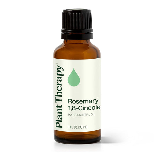 Plant Therapy Rosemary Essential Oil for Hair Growth, 100% Pure, Undiluted, Natural Aromatherapy for Diffuser & Rosemary Oil for Hair & Scalp, Therapeutic Grade 30 mL (1 oz)