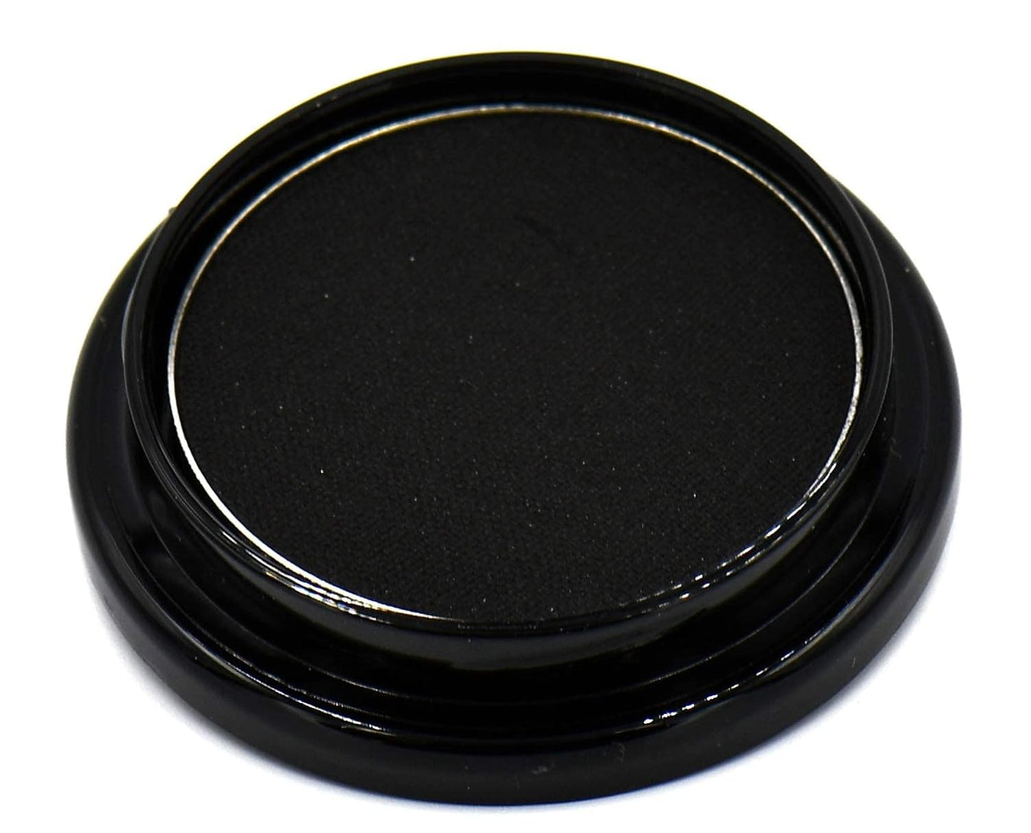 True Black Night Smokey 100 Pure Jet Black Eye Shimmer Pressed Powder Single Eyeshadow; Talc, Paraben & Cruelty Free