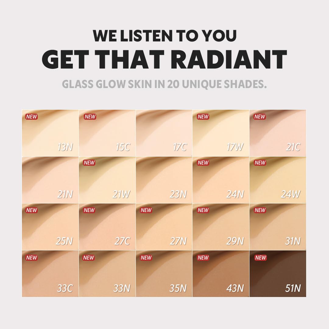 [*Mini Size*] TIRTIR Aura Glow Silver Cushion | Korean Cushion Foundation, (#24W Soft Beige, 0.15 Fl Oz)