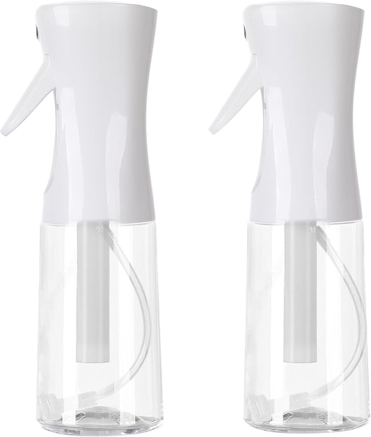 Spray Bottles For Hair, continuous spray bottle (200ml/6.8oz 2Pack) used for hair design, plants, cleaning, hair care and skin care, etc. – empty, reusable