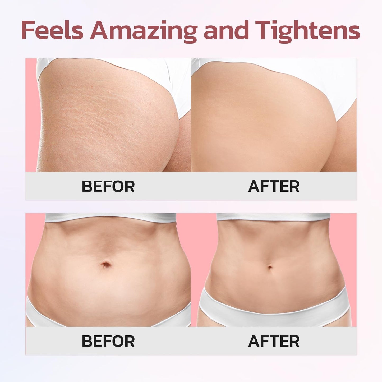 Butt Firming and Lifting Cream Cellulite Cream, Firming Lotion for Cellulite and Stretch Marks Reduce Sagging Skin Lift & Firm Body Mask for Booty, Legs & Belly Skin Care - 110ml