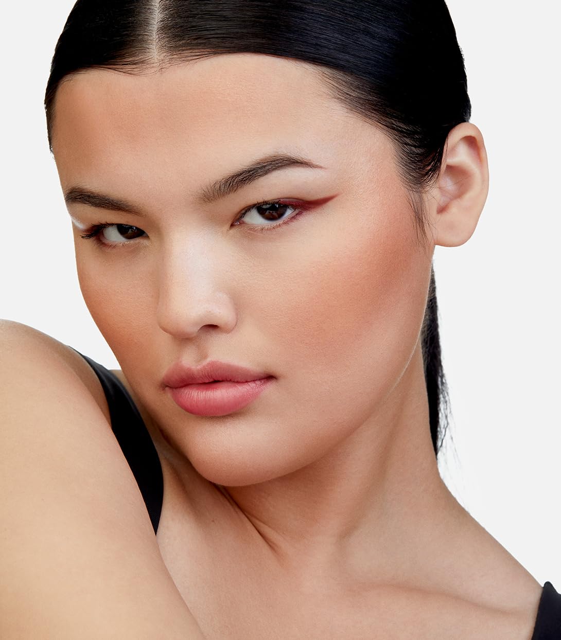 MAKE Beauty Skin Mimetic Microsuede Bronzer Powder - Matte Bronzing Powder Contour, Buildable Formula, Non Comedogenic, Long Lasting Color. Shade - Lunar for Fair to Light Skin