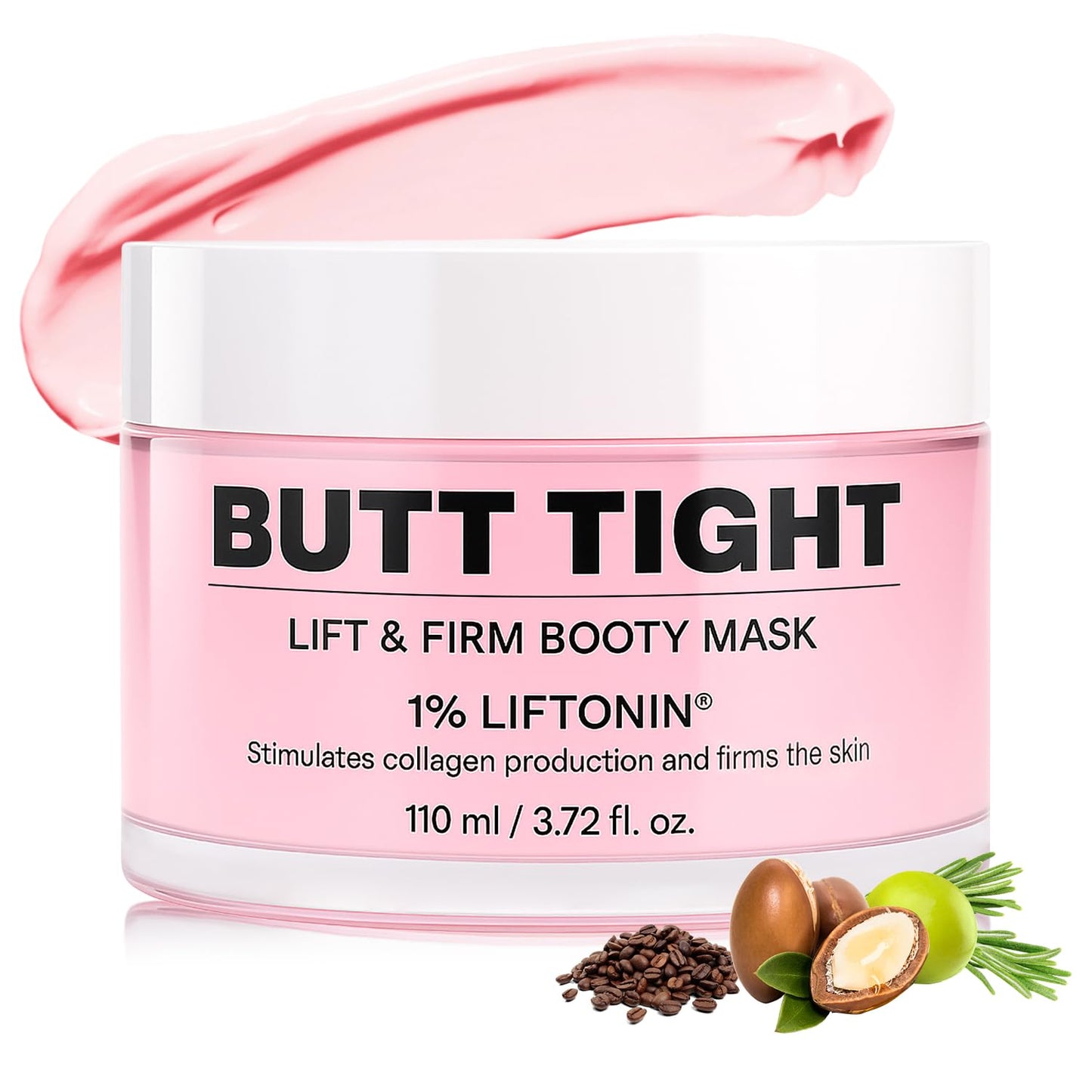 Cellulite Cream, Butt Firming and Lifting Cream for Cellulite and Stretch Marks Reduce Sagging Skin Lift & Firm Body Mask for Booty, Legs & Belly Skin Care - 110ml