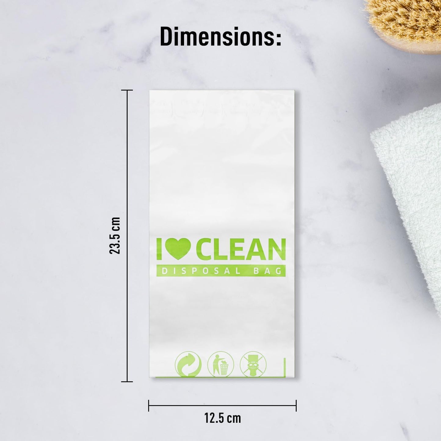 Sirona Personal Disposal Bags – 90 Count | For Discreet Disposal of Sanitary Pads, Panty Liners, Tampons & Condoms | Compact & Odour-Resistant Design