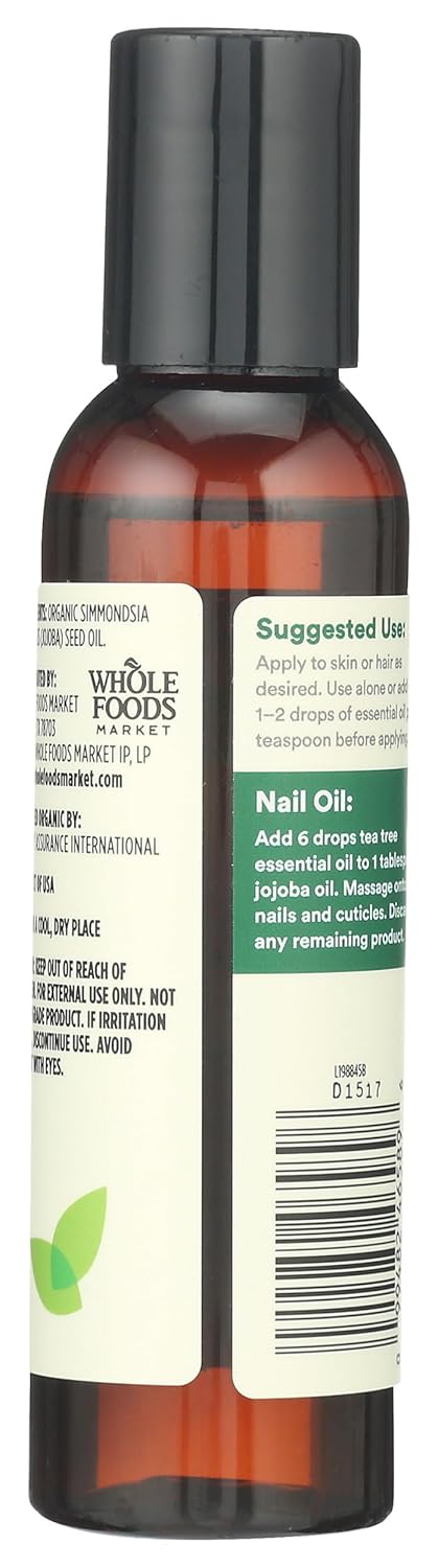 365 by Whole Foods Market, Organic Fortifying Jojoba Oil, Skin & Hair Care, 4 Fl Oz