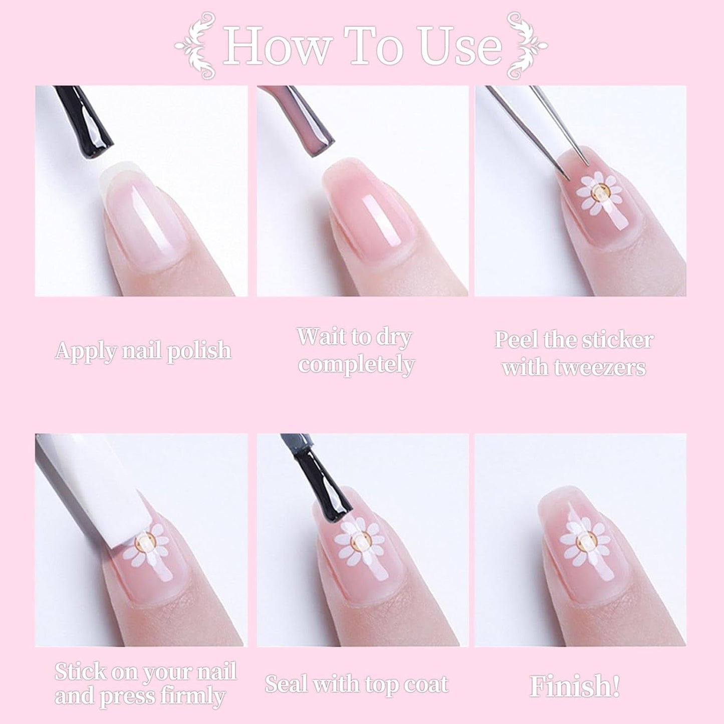 Halloween Nail Art Stickers 5D Embossed Skull Blood Skeleton Nail Stickers, Self-Adhesive Durable Nail Art Decals for Women Girls, Nail Wraps Decoration Manicure for DIY Acrylic Nail Accessories