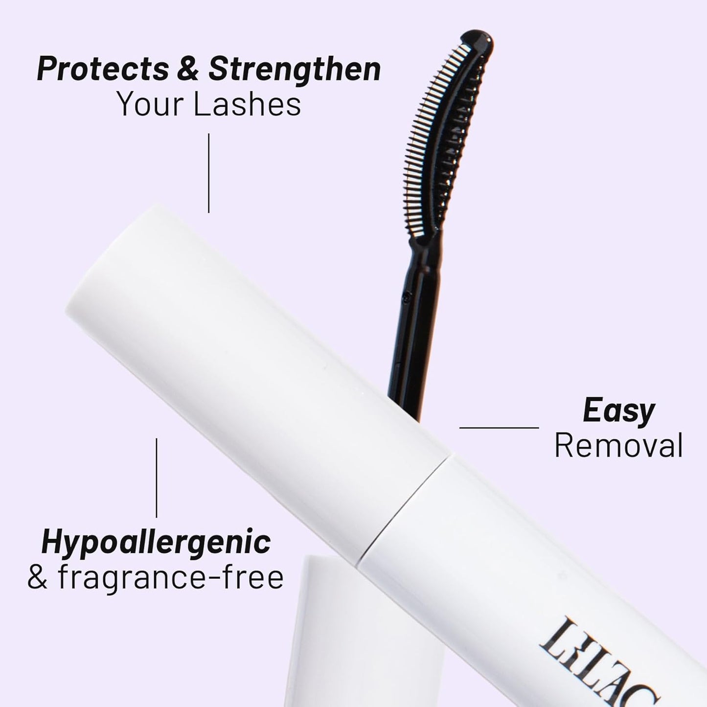 Lilac St. - Bond Breaker Lash Remover - Portable & Gentle Eyelash Glue Remover - Remove Lash Glue from Segments - Collagen Extract & Nourishing Oils - Waterproof - Cruelty Free, Vegan, Women Founded