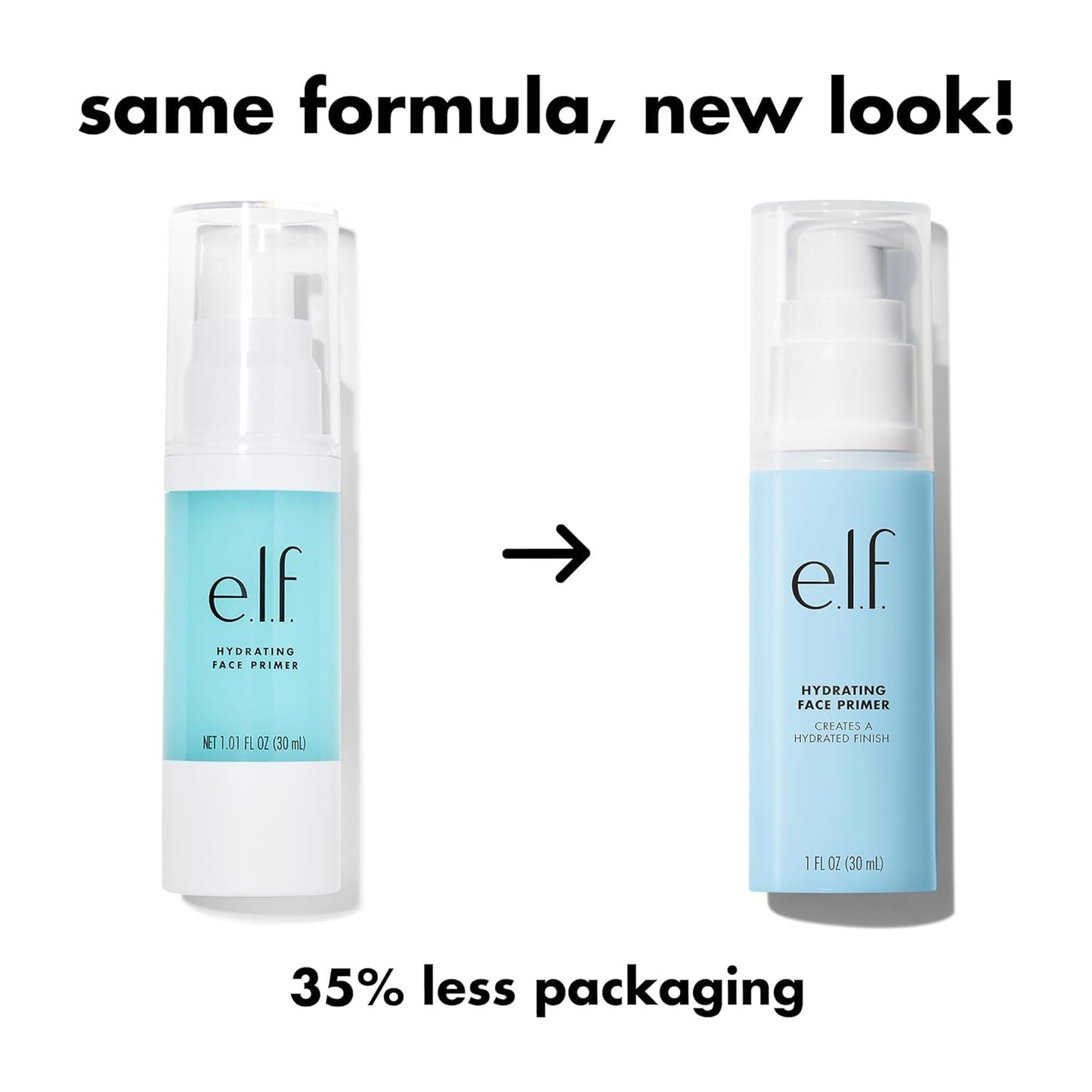 e.l.f. Hydrating Face Primer, Makeup Primer For Flawless, Smooth Skin & Long-Lasting Makeup, Fills In Pores & Fine Lines, Vegan & Cruelty-free, Large