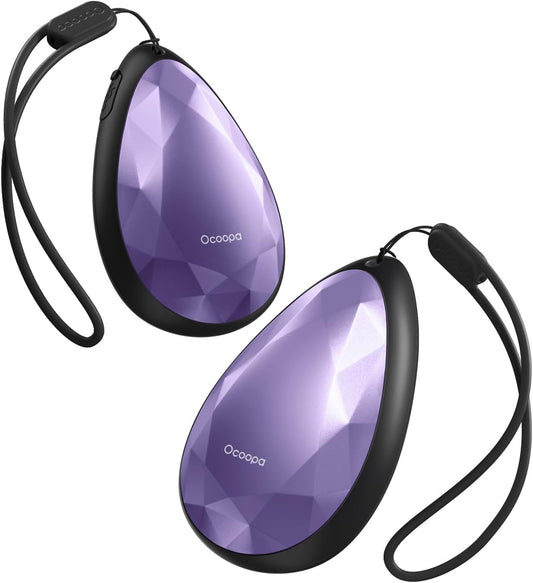 OCOOPA Women Rechargeable Hand Warmers 2 Pack, Portable, Stylish, Diamond-Shape Magnetic Electric Handwarmer, Reusable Pocket Heater, 2025 Tech Gifts for Christmas, Raynaud, Hiking, Camping, UT4 Rare