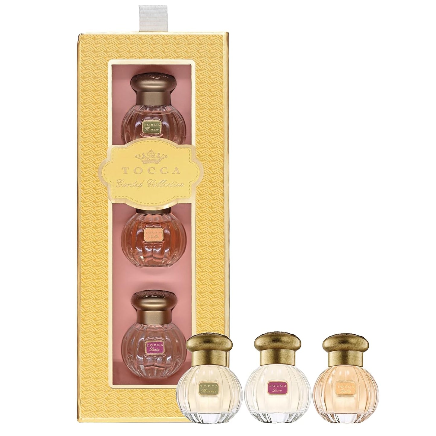 Tocca Mini Perfume Set of 3 ($45 Value) - 5ml (0.16 Fl Oz) Each, Spring Garden Collection - Includes Florence, Lucia & Stella, Eau de Parfum Dabbers Fragrance Gift Set for Women