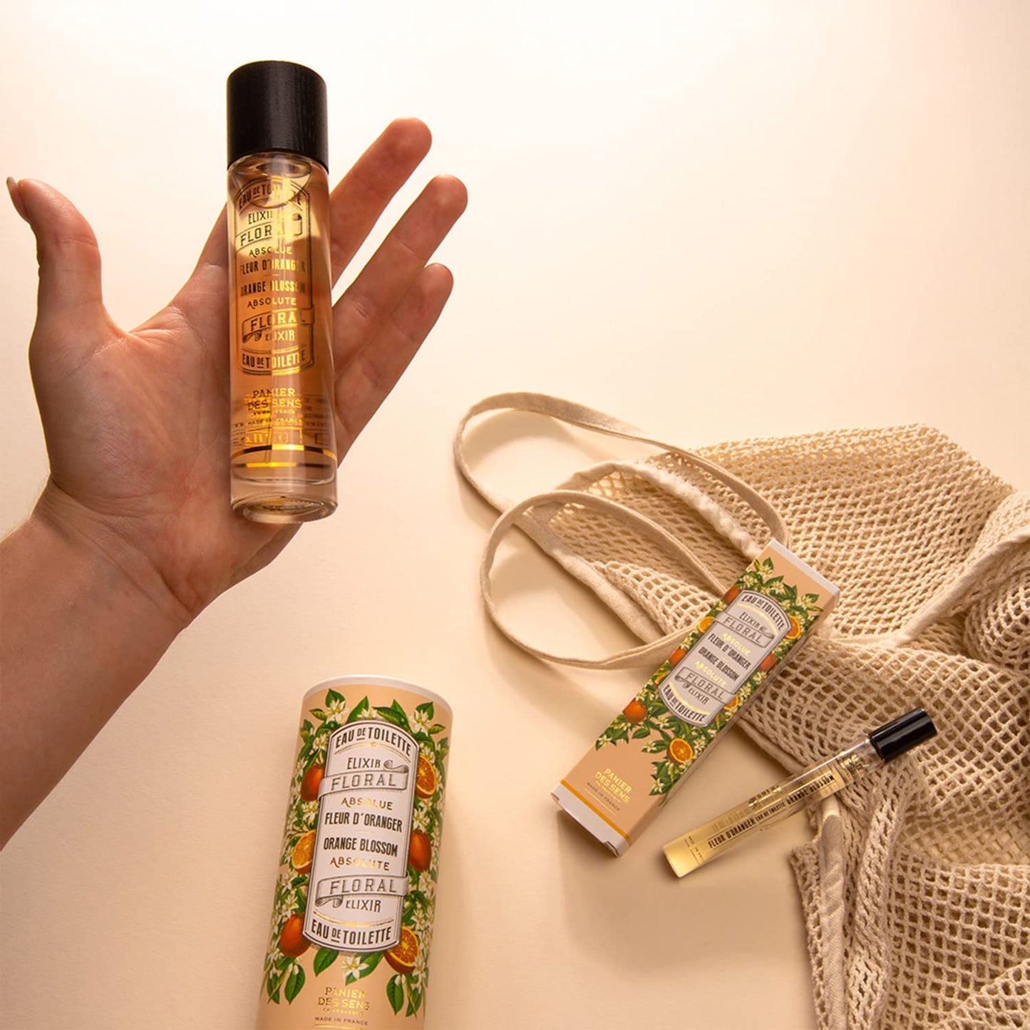 Panier des Sens - Orange Blossom Roll-on Eau de Toilette 0.3 Floz - Sweet & Enveloping Fragrance - Mini Perfume for Women - Parfum Crafted in Grasse, France - Daily Use - Light Travel Perfume