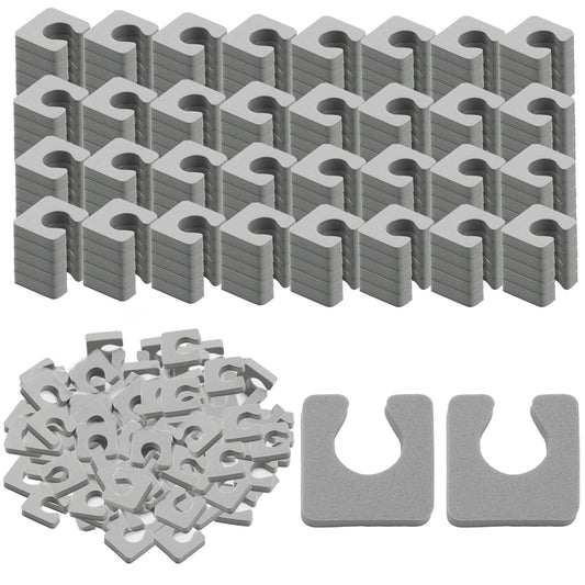 600 Pcs Toe Separators for Women Pedicure, Soft Foam Finger Divider Spacer Set, Nail Polish Art Painting Pedicure Supplies Suitable for Spa Salon Beauty Foot Therapy, Gray